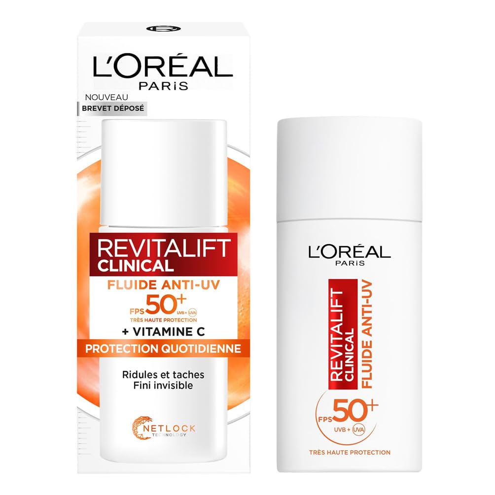 L'Oréal Paris Revitalift Clinical Fluide Anti-UV SPF50+ Vitamine C 50ml