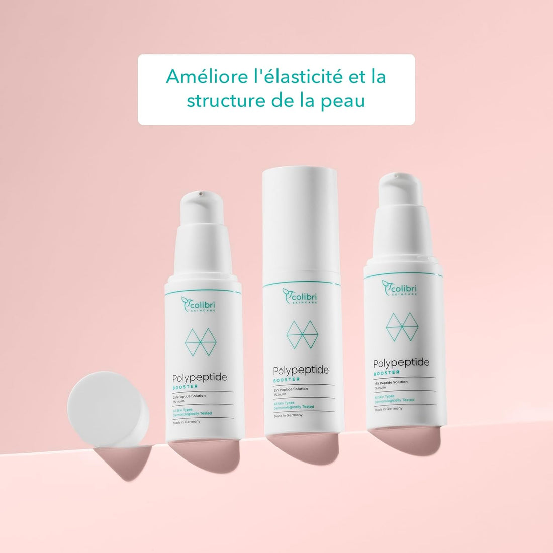 colibri skincare Polypeptide Booster 30ml - Peptide Serum, Effet Immédiat Anti-Rides, Réduction Visible des Rides avec la Peptide Booster, Soin des Rides du Front & de la Glabelle