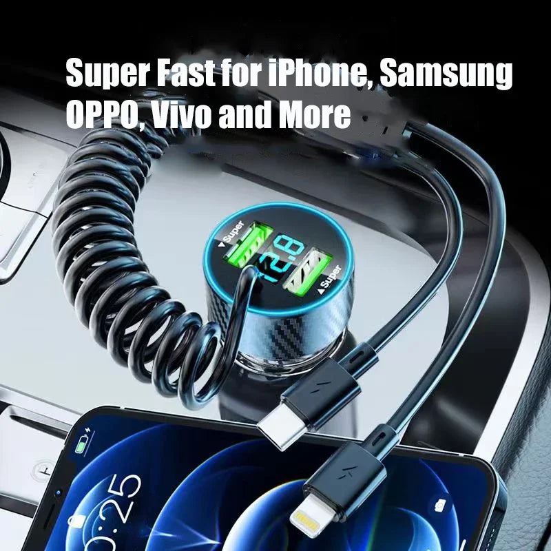 USB Car Phone Charger Adapter
