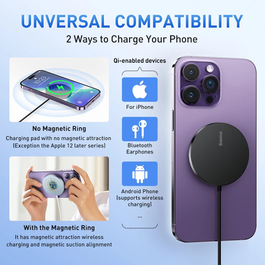 Baseus 15W Magnetic Wireless Chargers